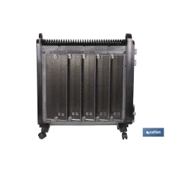 RADIADOR DE MICA NEGRO MODELO ASTANA 2000W