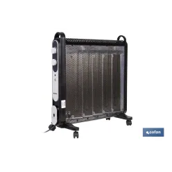 RADIADOR DE MICA NEGRO MODELO ASTANA 2000W