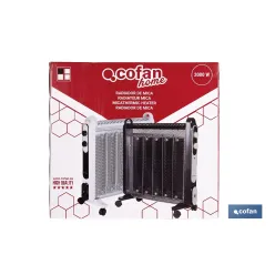 RADIADOR DE MICA BLANCO MODELO ASTANA 2000W