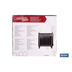 RADIADOR DE MICA BLANCO MODELO ASTANA 2000W