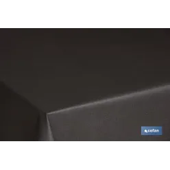 MANTEL ANTIMANCHAS RESINADO CONFECCIONADO 1,40 x 2.0 mt 50% ALG 50% POL.NEGRO