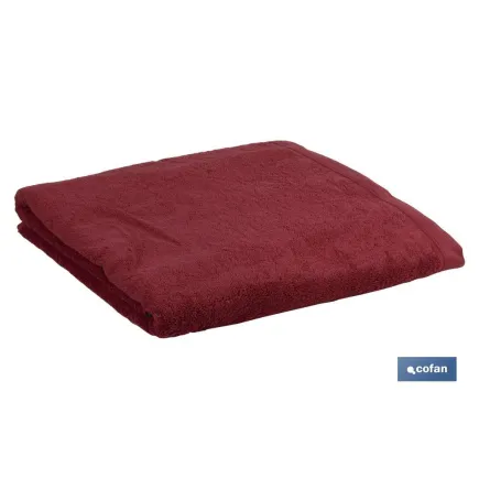 TOALLA DUCHA BURDEOS 580GR/M2  MODELO PARIS 70X140cm