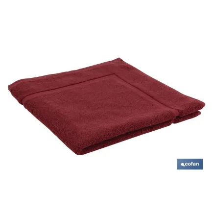 ALFOMBRA BAÑO BURDEOS GR1000 MODELO PARIS 60X60cm