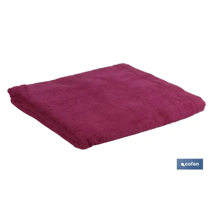 TOALLA DUCHA PÚRPURA GR.580/M2 MODELO MAR ROJO 70X140cm