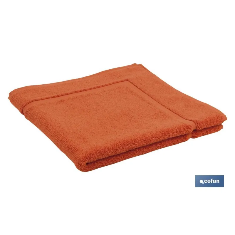 ALFOMBRA BAÑO ORANGE GR.1000 MODELO AMANECER 60X60cm
