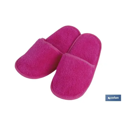 ZAPATILLAS BAÑO FUCSIA MODELO PRIMAVERA TALLA L