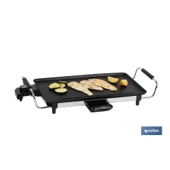 PLANCHA DE ASAR ELECTRICA 2000W 45 X 25 X 7 CM
