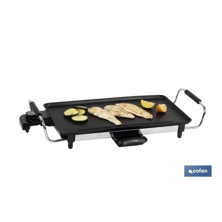 PLANCHA DE ASAR ELECTRICA 2000W 45 X 25 X 7 CM
