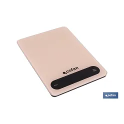 BÁSCULA DE COCINA DIGITAL 10 KG COLOR NARANJA PASTEL