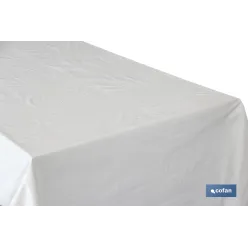 PROTECTOR DE MESA DE  PVC BLANCO 1,40 x 50  m