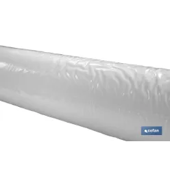 PROTECTOR DE MESA DE  PVC BLANCO 1,40 x 50  m