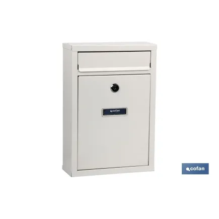 BUZÓN CORREO EXTERIOR BLANCO MODELO LETTER 320x215x85mm