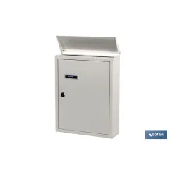 BUZÓN CORREO EXTERIOR BLANCO MODELO POST 385x290x100mm