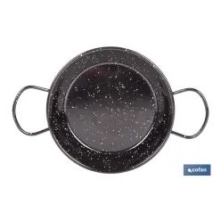 PAELLERA ACERO ESMALTADA Ø10cm