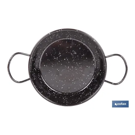 PAELLERA ACERO ESMALTADA Ø15cm