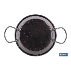 PAELLERA ACERO ESMALTADA Ø15cm