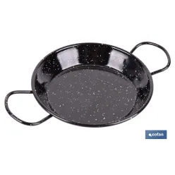 PAELLERA ACERO ESMALTADA Ø30cm