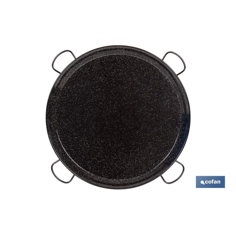 PAELLERA ACERO ESMALTADA Ø90cm (4 asas)