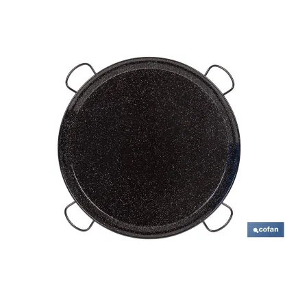 PAELLERA ACERO ESMALTADA Ø90cm (4 asas)