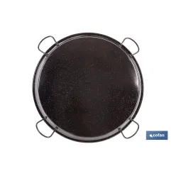 PAELLERA ACERO ESMALTADA Ø90cm (4 asas)