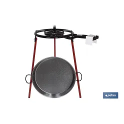 KIT PAELLERA 46cm+QUEMADOR 40cm+ PATAS