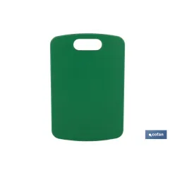 TABLA CORTE CON ASA AMARILLO 30x20x1,5 cm. MODELO CHIPS