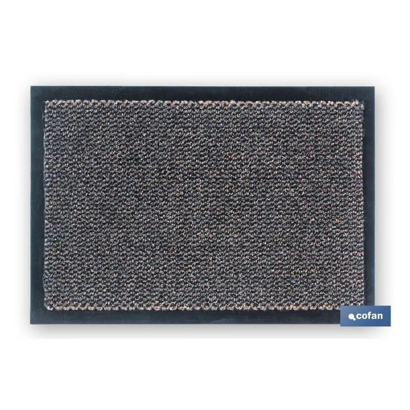 FELPUDO INTERIOR POLIPROPILENO 40X60cm MARRÓN