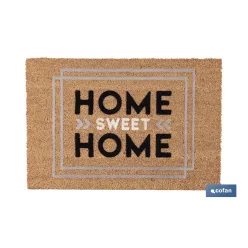 FELPUDO INTERIOR COCO FLOQUEADO 40 X 60 X 1.60 CM (HOME)