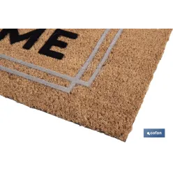 FELPUDO INTERIOR COCO FLOQUEADO 40 X 60 X 1.60 CM (HOME)