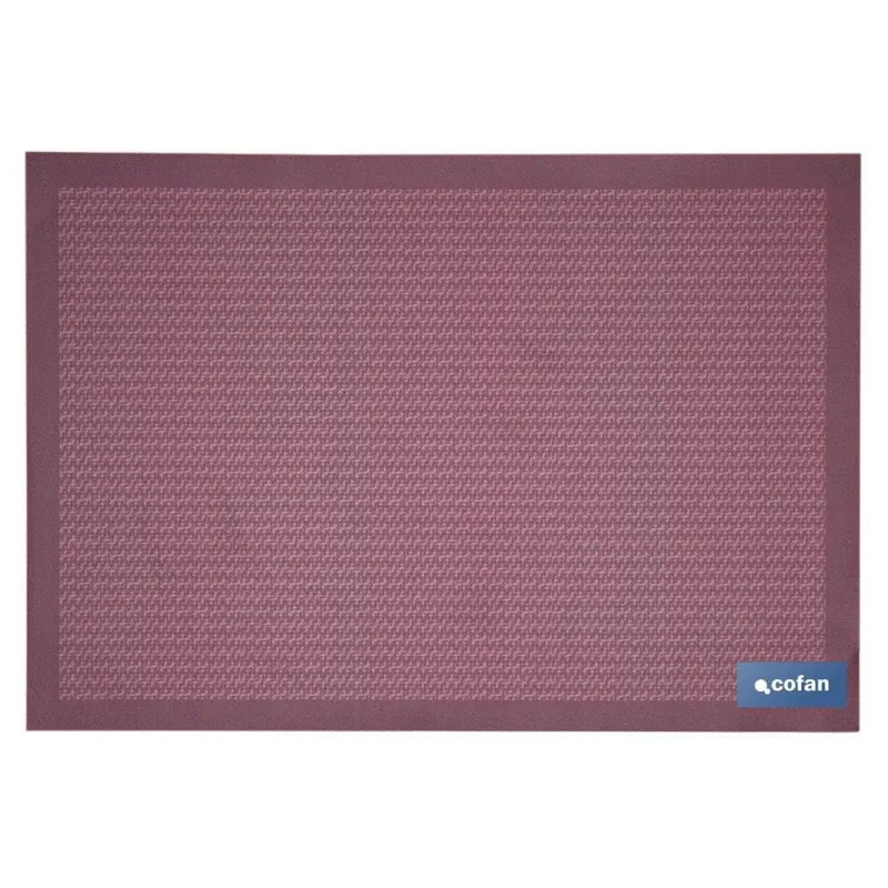 FELPUDO  ROJO 50x70cm