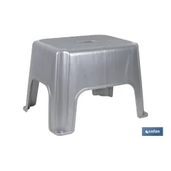 TABURETE GRIS  40X30X28