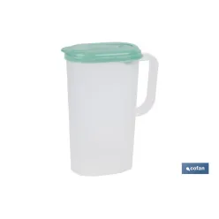 JARRA DE AGUA 2L VERDE  MODELO MANANTIAL 25X19X9.5cm venta unitaria