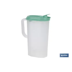 JARRA DE AGUA 2L VERDE  MODELO MANANTIAL 25X19X9.5cm venta unitaria