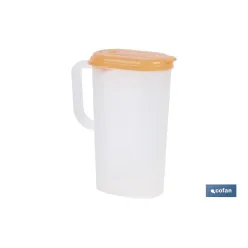 JARRA DE AGUA 2L NARANJA  MODELO MANANTIAL 25X19X9.5cm
