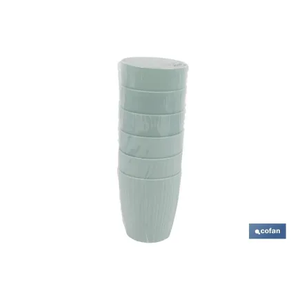 VASO DE AGUA VERDE AGUA MODELO NARA 400ml