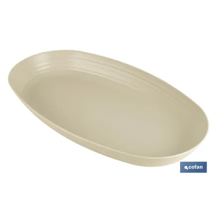 FUENTE OVALADA BEIS   39 x22x 4,5 cm MODELO NARA 2000ml venta unitaria