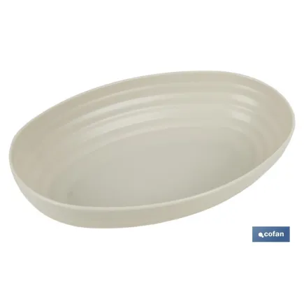 FUENTE OVALADA BEIS 24X16X5.5cm MODELO NARA 1080ml venta unitaria