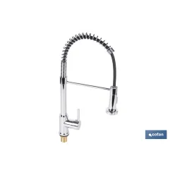 GRIFO DE COCINA MONOMANDO CON ROCIADOR