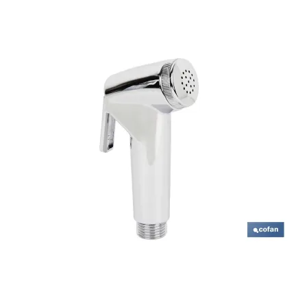 KIT GRIFO DE DUCHA CROMADO CON PULSADOR+COLGADOR+FLEXO