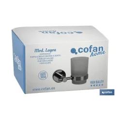 PORTAVASO GAMA LAGOA INOX 304  BRILLO