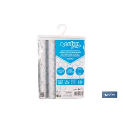 CORTINA DE BAÑO MARINA POLIÉSTER 220 X 200 CM