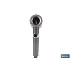 MANGO DE DUCHA CON TRES FUNCIONES, FILTRO Y AHORRO DE AGUA GRIS ANTRACITA