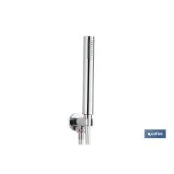 CONJUNTO DE DUCHA EMPOTRADA MONOMANDO REDONDA CROMADA