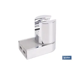 SOPORTE DE DUCHA PARA PARED COLOR CROMO ABS