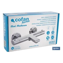 GRIFO TERMOSTATICO BAÑERA MODELO MATHESON