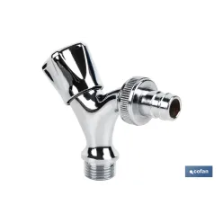 PACK DE 2 GRIFOS DE SALIDA DE AGUA PARA LAVADORA/ LAVAVAJILLAS