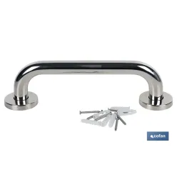 BARRA DE APOYO RECTA DE ACERO INOXIDABLE 304 (30 X 2.5 CM)