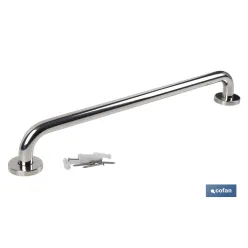 BARRA DE APOYO RECTA DE ACERO INOXIDABLE 304 (60 X 2.5 CM)