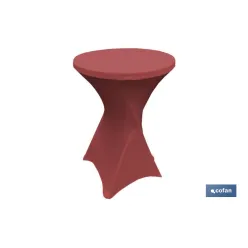 CUBIERTA DE MESA BAR ROJA