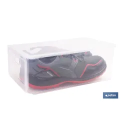 ZAPATERO APILABLE TRANSPARENTE 35,5 X 24,5 X 13,5 CM